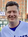 Mayor Holt at 2019 OKC Dodgers Season Opener (cropped)