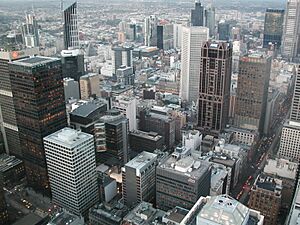 Melbourne CBD aerial