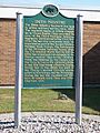 Michigan Historic Site plaque recognizing the 126th Infantry