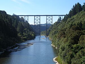Mohaka viaduct from road bridge