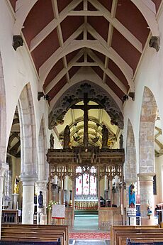 Nave and chancel, All Saints' Church, North Street, York