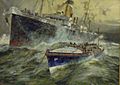 Oil Painting of the Monte Nevoso, Lifeboat Museum 13 February 2010