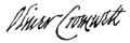 Oliver Cromwell Signature