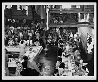 Photograph of a banquet, Perry, Georgia, 1945 - DPLA - 97f1b06ede07d6d2f2b919c2ec474daf