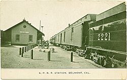 PostcardBelmontCASouthernPacificRRstation1907