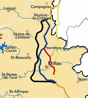 Projets A75 autour de Millau