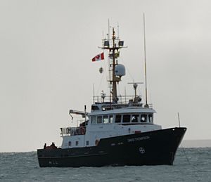 RV David Thompson, Parks Canada Research & Survey Vessel, off King William Island, Canada, 2019