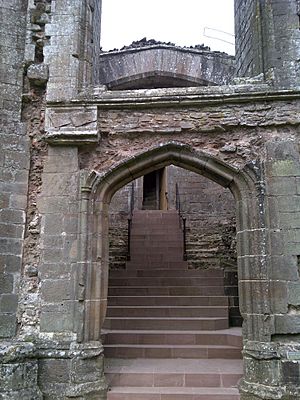 Raglan Castle - Grand Staircase - 1