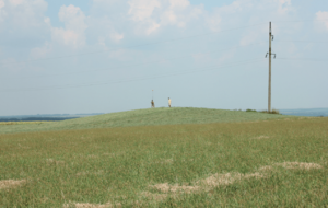 Remains of a Yamnaya barrow from Prydnistryanske, Ukraine