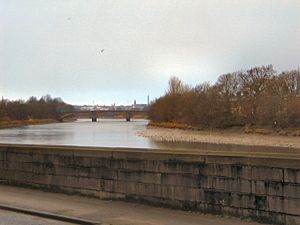 River Ribble from Penwortham Bridge - geograph.org.uk - 127571