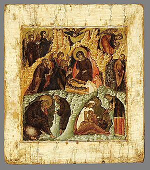 Russian nativity icon