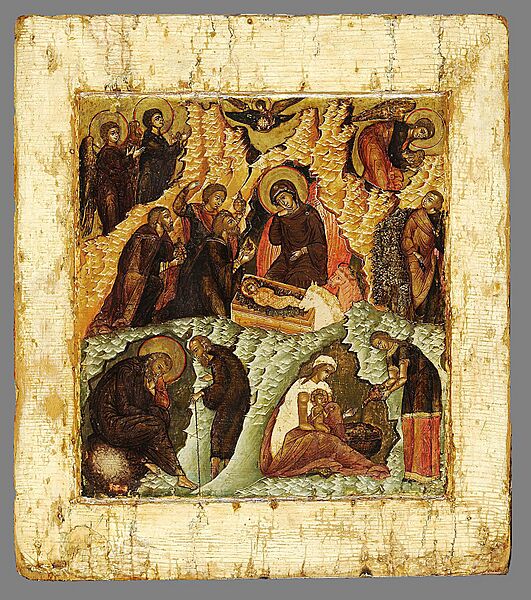 Russian nativity icon