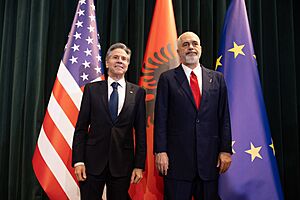 Secretary Blinken Meets with Albanian Prime Minister - 53531628810