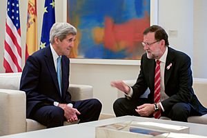 Secretary Kerry Meets With Spanish President Rajoy at the Moncloa Palace in Madrid (22114902899)