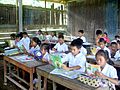 Silent Reading time in a Lao school