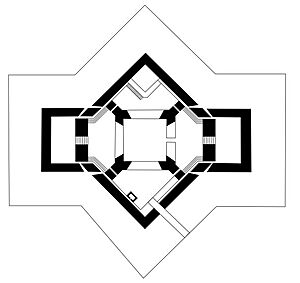 Southsea Castle Plan 1577 unlabelled