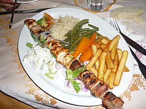 Souvlakiplate