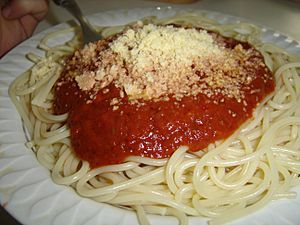 Spaghetti-prepared