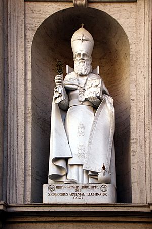 St. Peter's Basilica, Marble Statue of St. Gregory the Illuminator (48466723287)