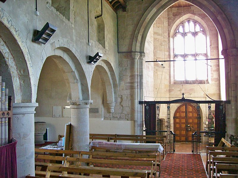 St Andrew, Cubley, interior