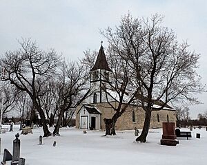 St Peter Dynevor Old Stone Church, East Selkirk Manitoba January 3 2020