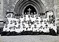The Choir of Christ Church Southgate in 1929