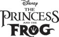 The Princess and the Frog Logo Black