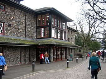 Theatre by the Lake and road down to the lake side, Keswick - geograph.org.uk - 735051.jpg