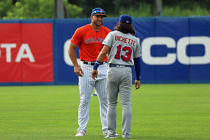 Tim Tebow and Bo Bichette