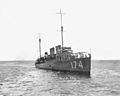 USS Rizal (DD-174) at sea, circa in 1920 (NH 71570)
