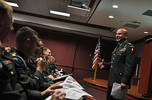 US Army 51179 Visit from Brig. Gen. McMaster kicks off distinguished lecturer series