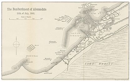 VOGT(1883) p245 BOMBARDEMENT OF ALEXANDRIA - JULY 1882