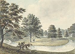 View in Erddig grounds, 1794