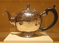 WLA lacma Hurd Silver teapot 1730