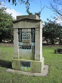 W E Henley, grave