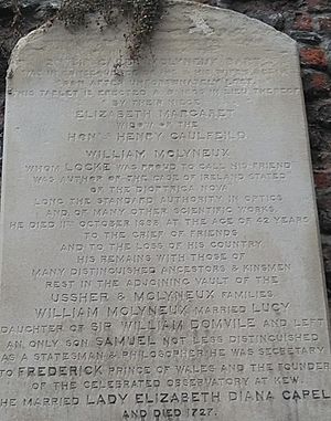 William Molyneux tombstone