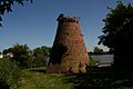 Wind pump tower by disused clay pit and brickworks, Sutton Ings (geograph 4547859)