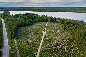 Winter War Monument in Raatteen Portti in Suomussalmi, Kainuu, Finland, 2021 June - 2