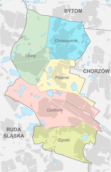 Świętochłowice Subdivisions