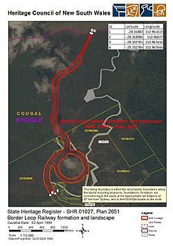 1027 - Border Loop railway formation and landscape - SHR Plan No 2651 (5011937b100)