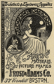 1896 ad Frost and Adams Boston