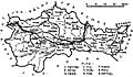 1938 map of interwar county Cluj