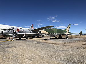 A-4C and F-100D at PWAM