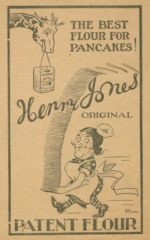 Advertisement for Henry Jones’ self raising flour