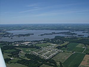 Aerial Indian Lake Ohio