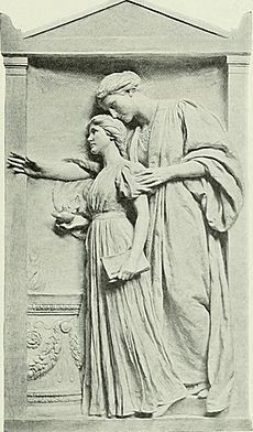 Alice Freeman Palmer Memorial by Daniel Chester French, published in International Studio in 1897