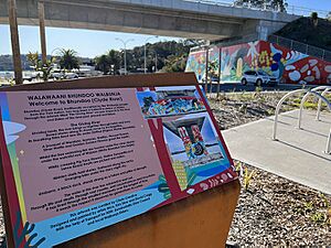 Batemans Bay Bridge Post Construction Northern Foreshore July 2022