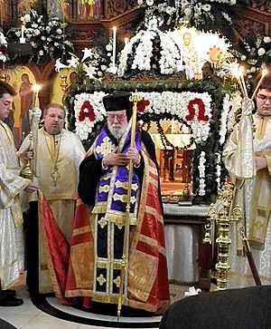 Bishop Christophoros (Rakintzakis) - Holy Friday (Apokathylosis) - Annunciation, Toronto, 2014