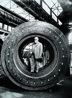 Blathy in a Ganz turbogenerator