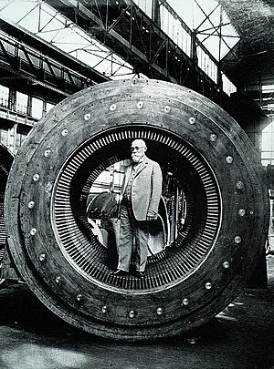 Blathy in a Ganz turbogenerator